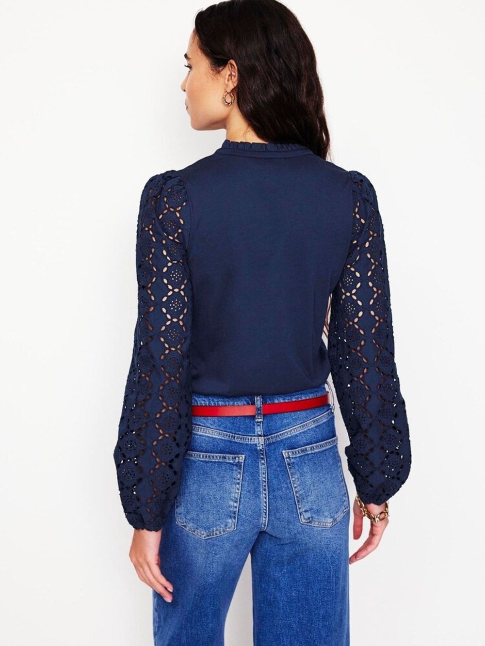 BODEN Eden Broderie Blouse - Picture 3 of 7